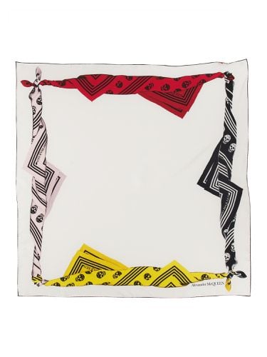 Alexander mcqueen silk scarf - alexander mcqueen - Modalova