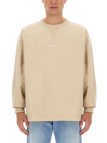 Acne studios sweatshirt with logo - acne studios - Modalova