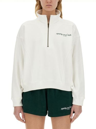 Sporty & rich sweatshirt with logo - sporty & rich - Modalova