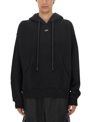 Off-white sweatshirt with logo - off-white - Modalova