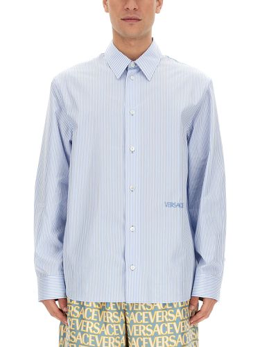 Seashell baroque striped shirt - versace - Modalova