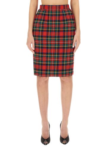 Saint laurent tartan pencil skirt - saint laurent - Modalova