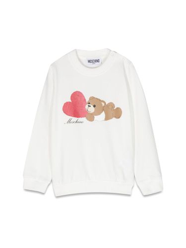 Teddy bear crewneck sweatshirt - moschino - Modalova