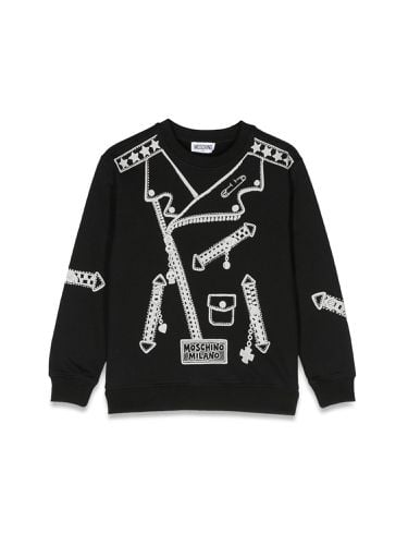 Moschino stud sweatshirt - moschino - Modalova