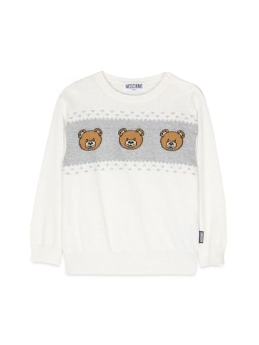 Teddy bears crew neck pullover - moschino - Modalova