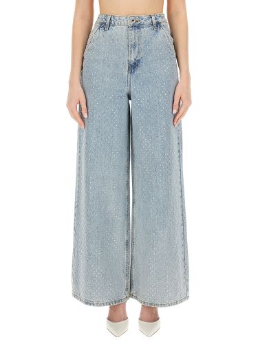 Self-portrait jeans wide leg - self-portrait - Modalova