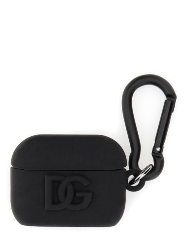 Airpods holder with logo - dolce & gabbana - Modalova