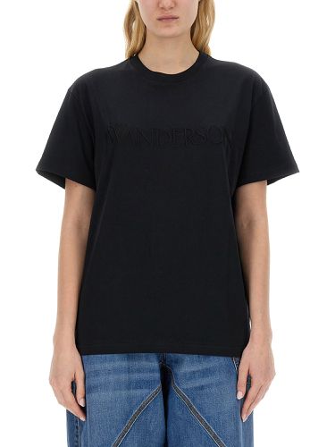 Jw anderson t-shirt with logo - jw anderson - Modalova