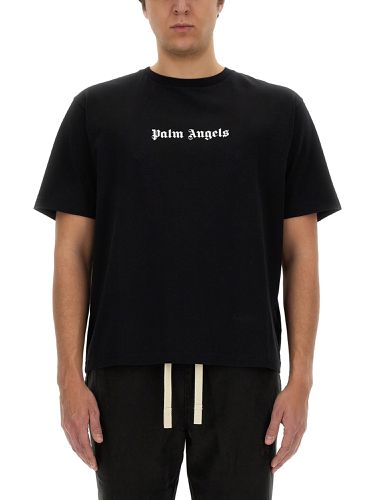 Palm angels t-shirt with logo - palm angels - Modalova