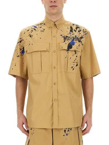 Moschino painted effect shirt - moschino - Modalova