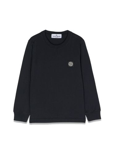 M/long t-shirt - navy blue - stone island - Modalova