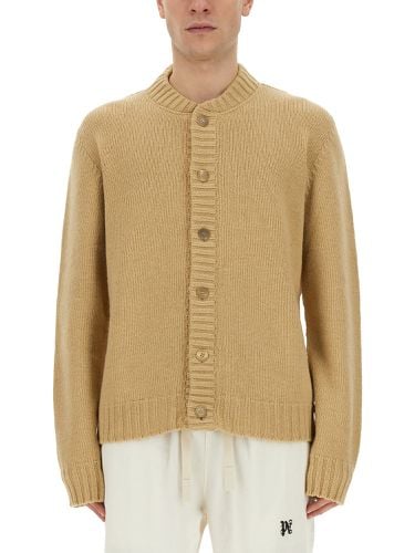 Palm angels cardigan with logo - palm angels - Modalova