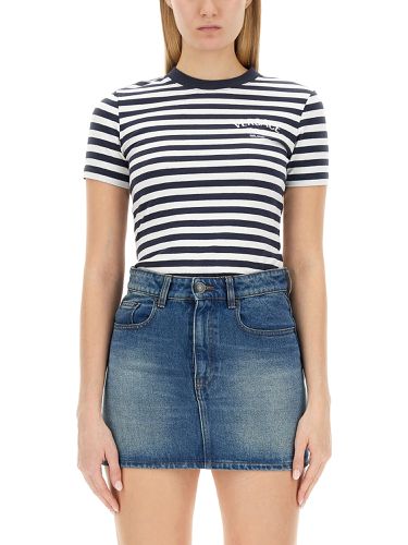 Versace nautical stripe t-shirt - versace - Modalova