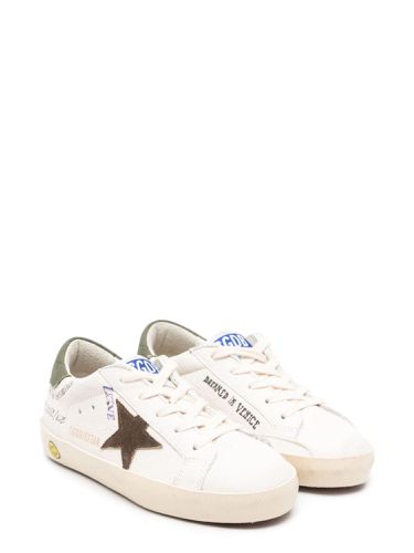 Super-star glitter upper leather star and heel - golden goose - Modalova