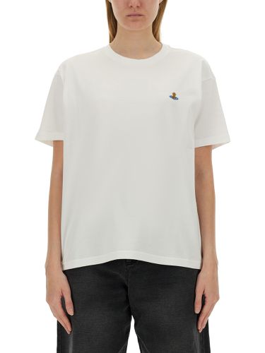 Vivienne westwood orb logo t-shirt - vivienne westwood - Modalova