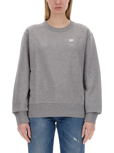 Acne studios sweatshirt with logo - acne studios - Modalova