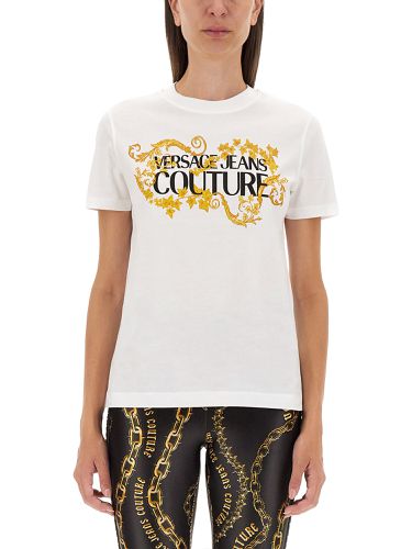 T-shirt with logo - versace jeans couture - Modalova