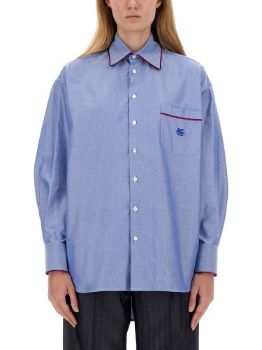 Etro striped cotton shirt - etro - Modalova