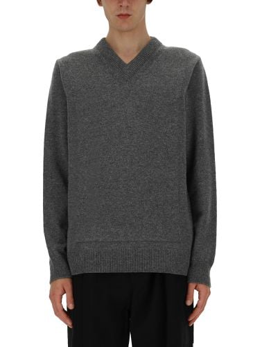 Jil sander v-neck scon shirt - jil sander - Modalova