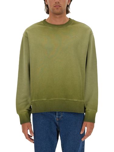 Msgm washed out jersey sweatshirt - msgm - Modalova