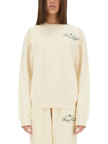 Sporty & rich sweatshirt with logo - sporty & rich - Modalova