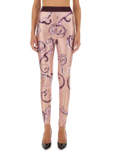 Leggings with print - versace jeans couture - Modalova