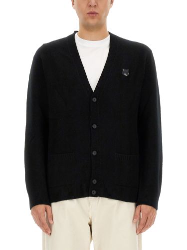 Maison kitsuné "fox head" cardigan - maison kitsuné - Modalova