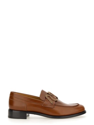 Rene caovilla leather loafer - rene caovilla - Modalova