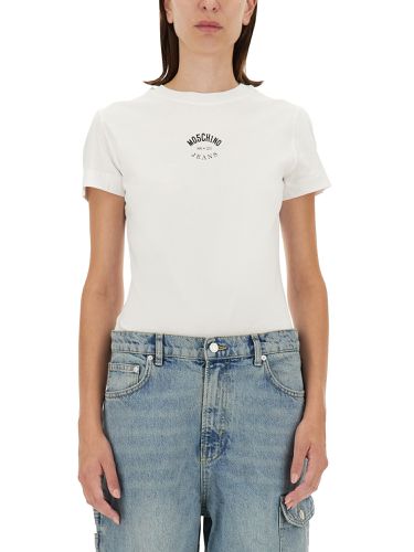 Moschino jeans t-shirt with logo - moschino jeans - Modalova