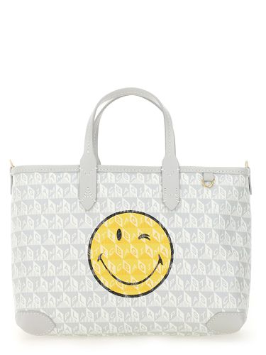 I am a plastic bag wink" tote bag xs - anya hindmarch - Modalova