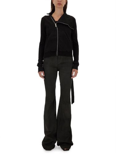 Rick owens drkshdw zip sweatshirt - rick owens drkshdw - Modalova