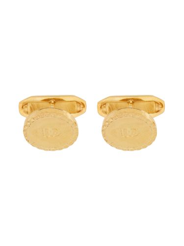 Dolce & gabbana cufflinks with logo - dolce & gabbana - Modalova