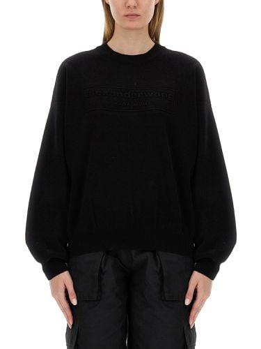 Alexander wang sweatshirt with logo - alexander wang - Modalova