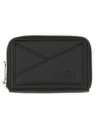 Wallet with logo - mm6 maison margiela - Modalova