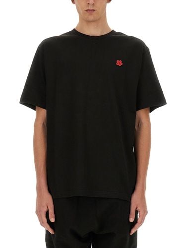 Kenzo t-shirt with logo patch - kenzo - Modalova