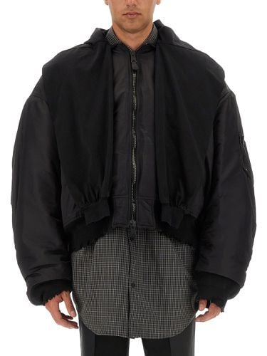 Oversize fit bomber jacket - balenciaga - Modalova