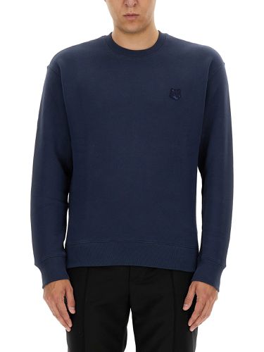 Sweatshirt with fox patch - maison kitsuné - Modalova