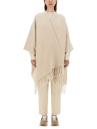 Double knit wool and cashmere poncho - brunello cucinelli - Modalova