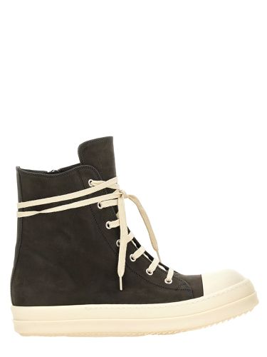 Rick owens leather sneaker - rick owens - Modalova