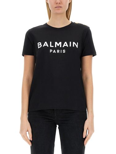 Balmain t-shirt with logo - balmain - Modalova