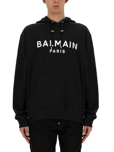 Balmain sweatshirt with logo - balmain - Modalova