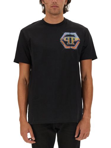 Philipp plein t-shirt with logo - philipp plein - Modalova