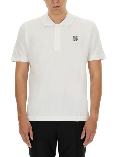 Maison kitsuné polo with logo - maison kitsuné - Modalova