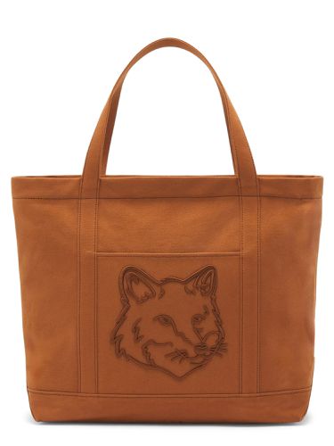 Tote bag "fox head" large - maison kitsuné - Modalova