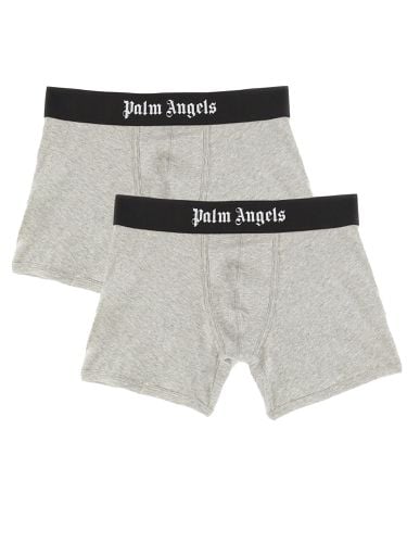 Pack of two boxers with logo - palm angels - Modalova