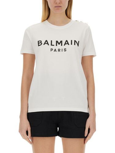 Balmain t-shirt with logo - balmain - Modalova