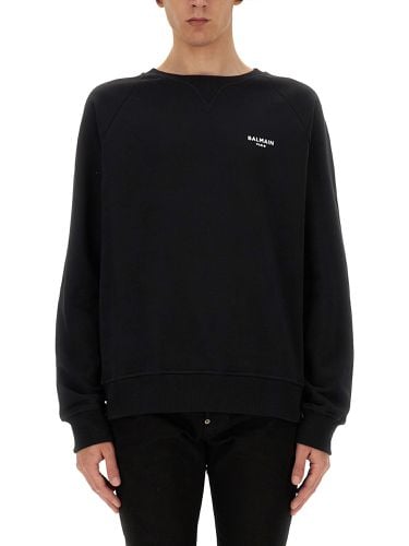 Balmain sweatshirt with logo - balmain - Modalova