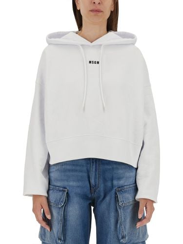 Msgm sweatshirt with logo - msgm - Modalova