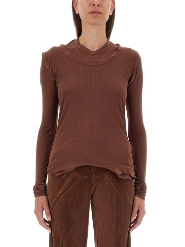 Rick owens silk t-shirt - rick owens - Modalova