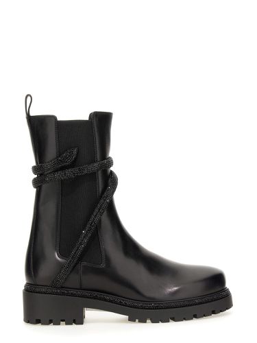 Cleo" combat biker boot - rene caovilla - Modalova